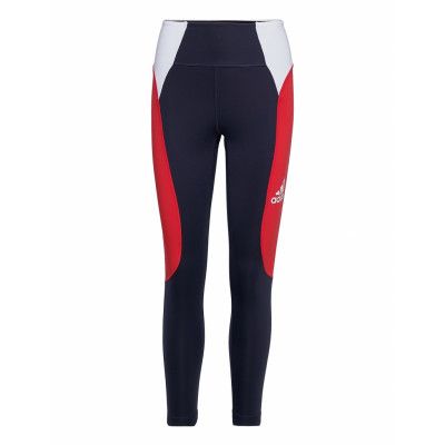 Colorblock Sport 7/8 Tights Running/training Tights Multi/mönstrad Adidas Performance