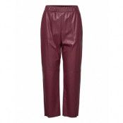 Colosso Trousers Leather Leggings/Byxor Röd Max&Co.