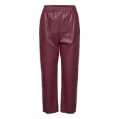 Colosso Trousers Leather Leggings/Byxor Röd Max&Co.
