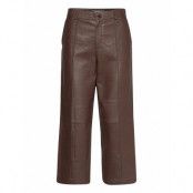 Como Leather Pant Trousers Leather Leggings/Byxor Brun MOS MOSH