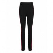 Contrast Panel Punto Leggings Leggings Svart Karl Lagerfeld