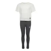 Converse Cnvg Boxy Tee & Legging Set Grå