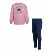 Converse Converse Crewneck And Leggings Set Rosa