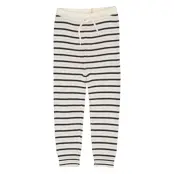 Copenhagen Colors Merino Classic Rib Leggings W. Drawstrings Kräm