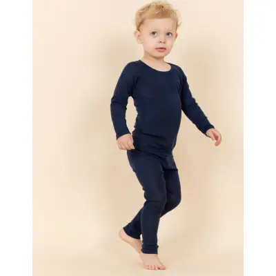 Copenhagen Colors Merino Light Knitted Leggings - Blue - 50