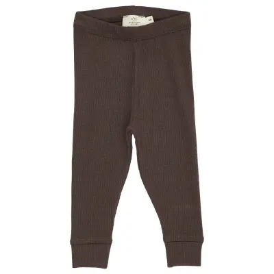 Copenhagen Colors Modal Rib Leggings - Brown - 86