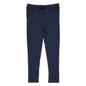 Copenhagen Colors Pointelle Junior Leggings W. String - Blue - 104
