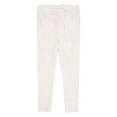 Copenhagen Colors Pointelle Junior Leggings W. String - Cream - 80