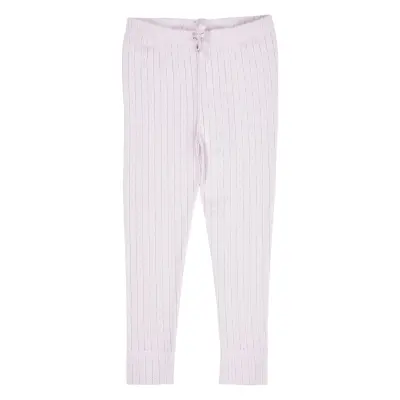 Copenhagen Colors Pointelle Junior Leggings W. String - Pink - 122