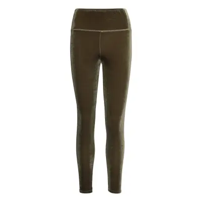 Cora Velvet Legging Leggings Grön AllSaints