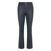 Coster Copenhagen Cc Heart Leather Leggings In Ankle - Navy - 36