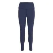 New Balance Cotton High Rise Legging Marinblå