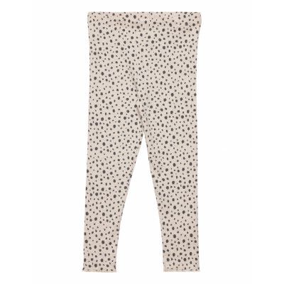 Cotton Ribbed Leggings Leggings Beige Mango