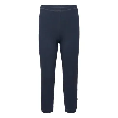 Cozy Me 3/4 Leggings Leggings Blå Müsli By Green Cotton