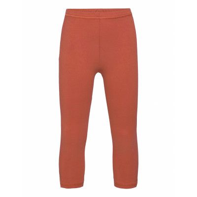 Cozy Me 3/4 Leggings Leggings Röd Müsli By Green Cotton