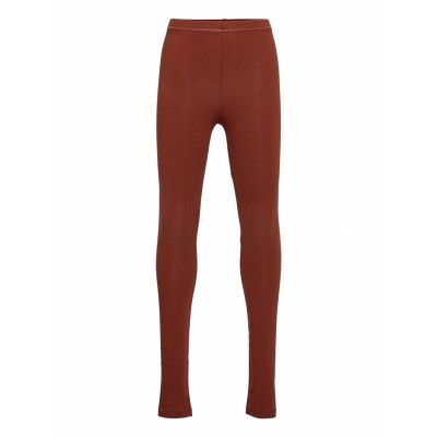 Cozy Me Leggings Leggings Brun Müsli By Green Cotton