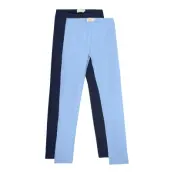 Creamie Leggings 2-Pack - Blue - 110