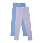 Creamie Leggings 2-Pack - Blue - 140