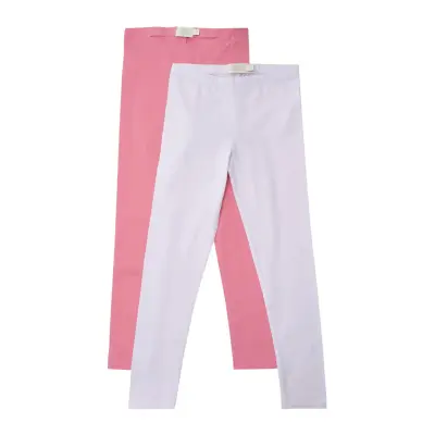 Creamie Leggings 2-Pack - Pink - 134