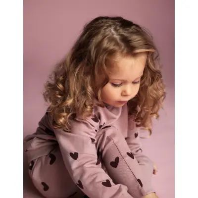 Creamie Leggings Rib - Pink - 110