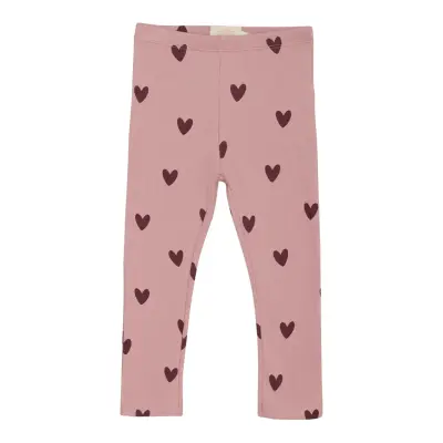 Creamie Leggings Rib Rosa