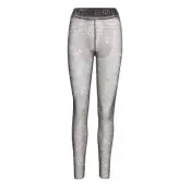 Crhansie Mesh Legging Bottoms Leggings Grey Cream