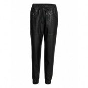 Crolenda Pu Jogger Trousers Leather Leggings/Byxor Svart French Connection