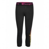 Crop Leggings Leggings Svart Champion