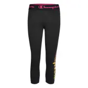 Crop Leggings Leggings Svart Champion