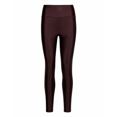 Cropped Gloss Legging Running/training Tights Brun Filippa K Soft Sport