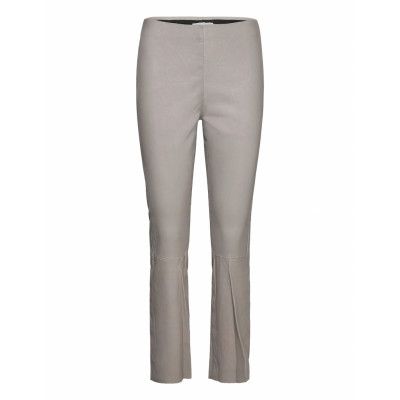 Cropped Leather Leggings My Leather Leggings/Byxor Grå Coster Copenhagen