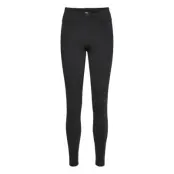 Cross Over Hw Legging Running/training Tights Svart Hunkemöller