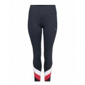 Crv Hw Color Block Legging Running/training Tights Svart Tommy Sport