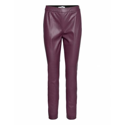 C_Taslima Trousers Leather Leggings/Byxor Rosa BOSS