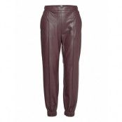 C_Teruna Trousers Leather Leggings/Byxor Röd BOSS