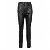 C_tratona Trousers Leather Leggings/Byxor Svart BOSS