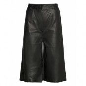 Culotte Leather Trouser Trousers Leather Leggings/Byxor Svart MDK / Munderingskompagniet