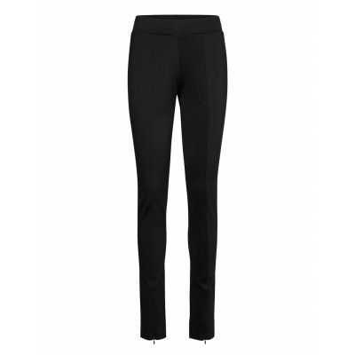 Daniella Trousers Smala Byxor Stuprör Svart Stylein