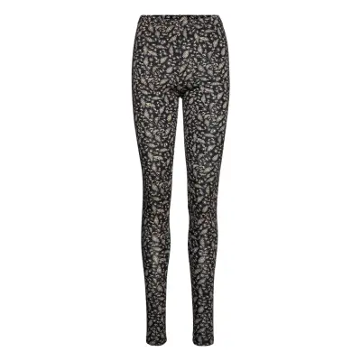 Davinasz Leggings Leggings Svart Saint Tropez