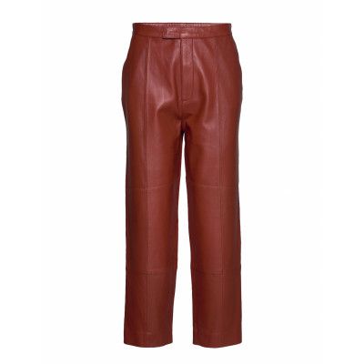 Day Pigeon Leather Leggings/Byxor Röd Day Birger Et Mikkelsen