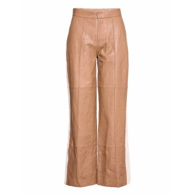 Day Porto Leather Leggings/Byxor Beige Day Birger Et Mikkelsen