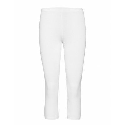 Decoy Capri Viscose Stretch *Villkorat Erbjudande Lingerie Pantyhose & Leggings Vit Decoy