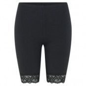 Decoy Mid-length Capri Leggings With Lace