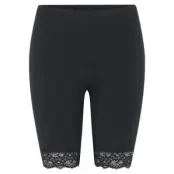 Decoy Mid-length Capri Leggings With Lace