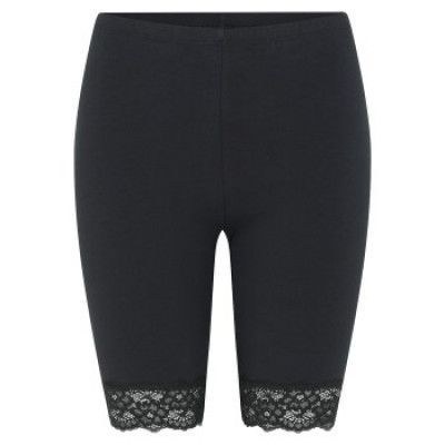 Decoy Mid-length Capri Leggings With Lace