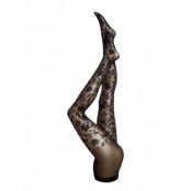 Decoy Tights Flower Lace 25 De Lingerie Socks Svart Decoy