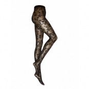 Decoy Tights Flowers 30Den Lingerie Pantyhose & Leggings Svart Decoy