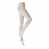 Decoy Tights Rib Wool *Villkorat Erbjudande Lingerie Pantyhose & Leggings Vit Decoy