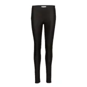 Delta Leggi 2169 Trousers Leather Leggings/Byxor Svart Samsøe Samsøe
