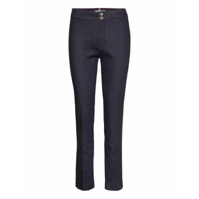 Denim Straight Legging C Sky Raka Jeans Blå Tommy Hilfiger
